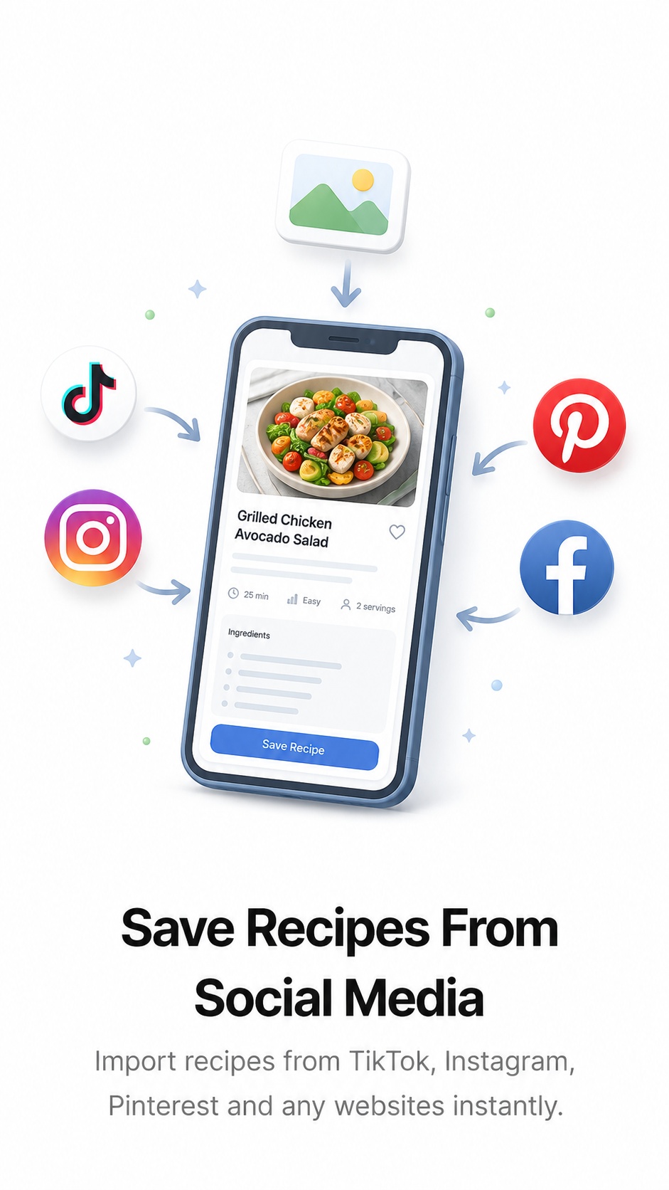 TomPal recipe import feature