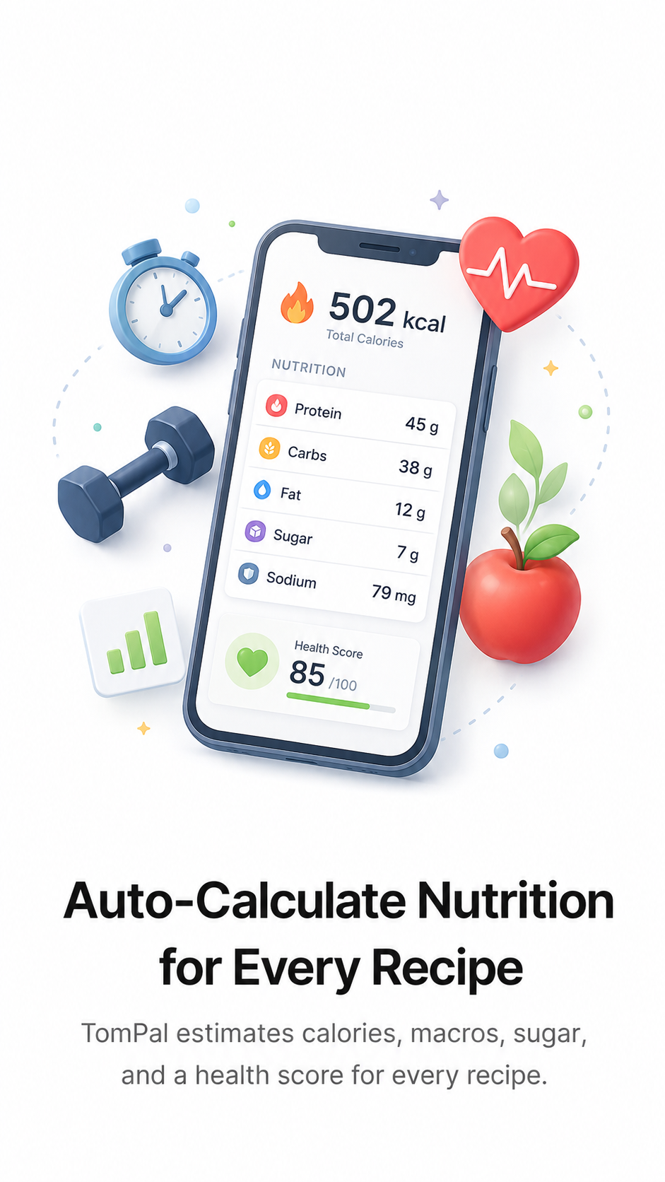 TomPal recipe nutrition feature